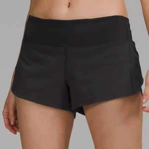 lululemon speed up low rise lined short 2”